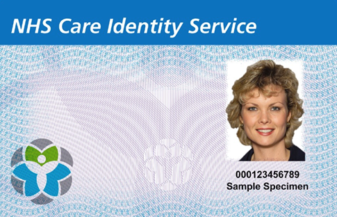Sample NHS Smartcard